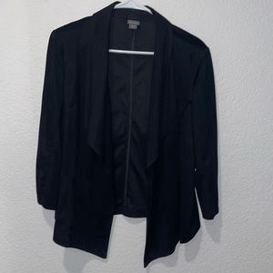 Suede Black Blazer
